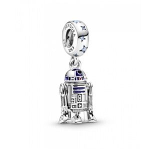Brand New Retired Pandora x Star Wars R2-D2 Dangle Charm